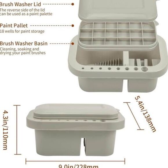 Paint Brush Holder Organizer - Picture 2 of 9